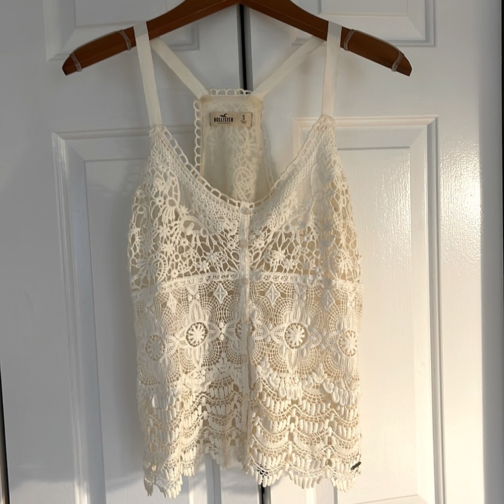 Hollister vintage lace tank!